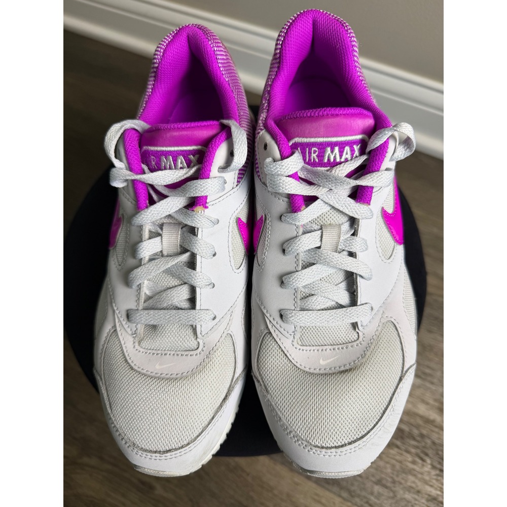 Nike Air Max IVO Kids 7Y Sneakers pure platinum/Hyper Pink 579998-055 - Picture 2 of 7